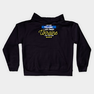 Ukraine||talking loud|| Kids Hoodie